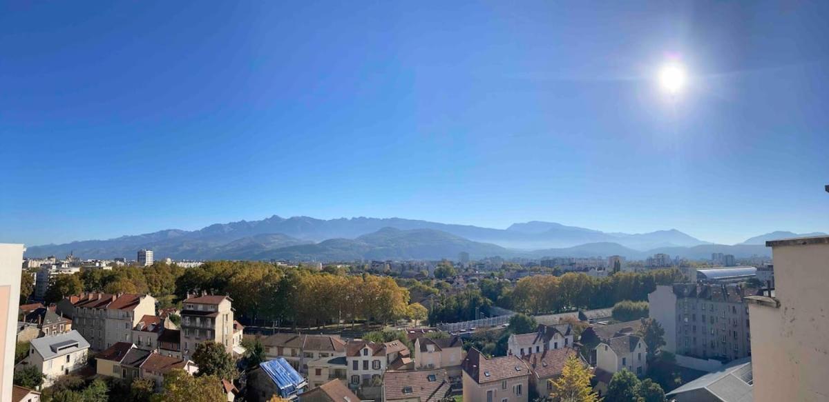 2 Terrasses Vue A 360 Sur Les Montagnes Apartment Grenoble Bagian luar foto
